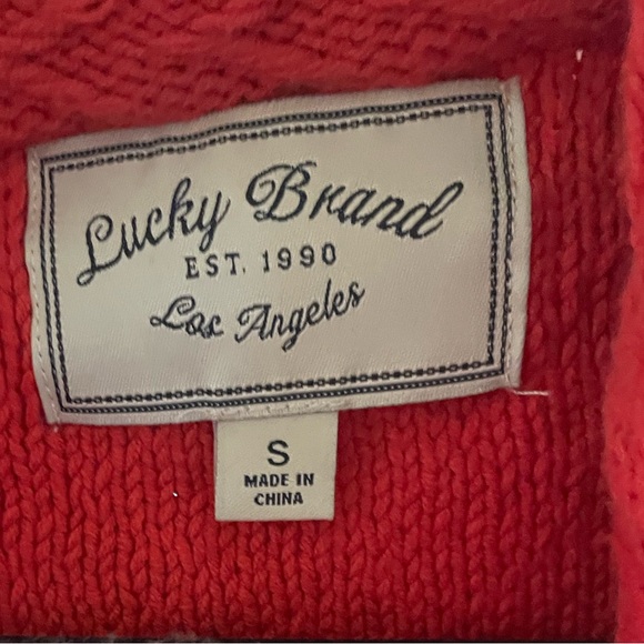 Lucky Brand Sweater Moto Jacket - Picture 3 of 6
